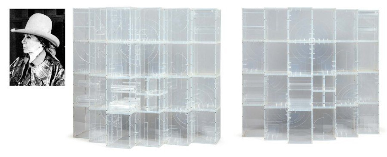 Transparent sculpture IV by Louise Nevelson