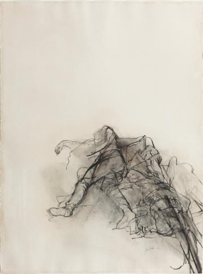 Reclining man by Sam Szafran