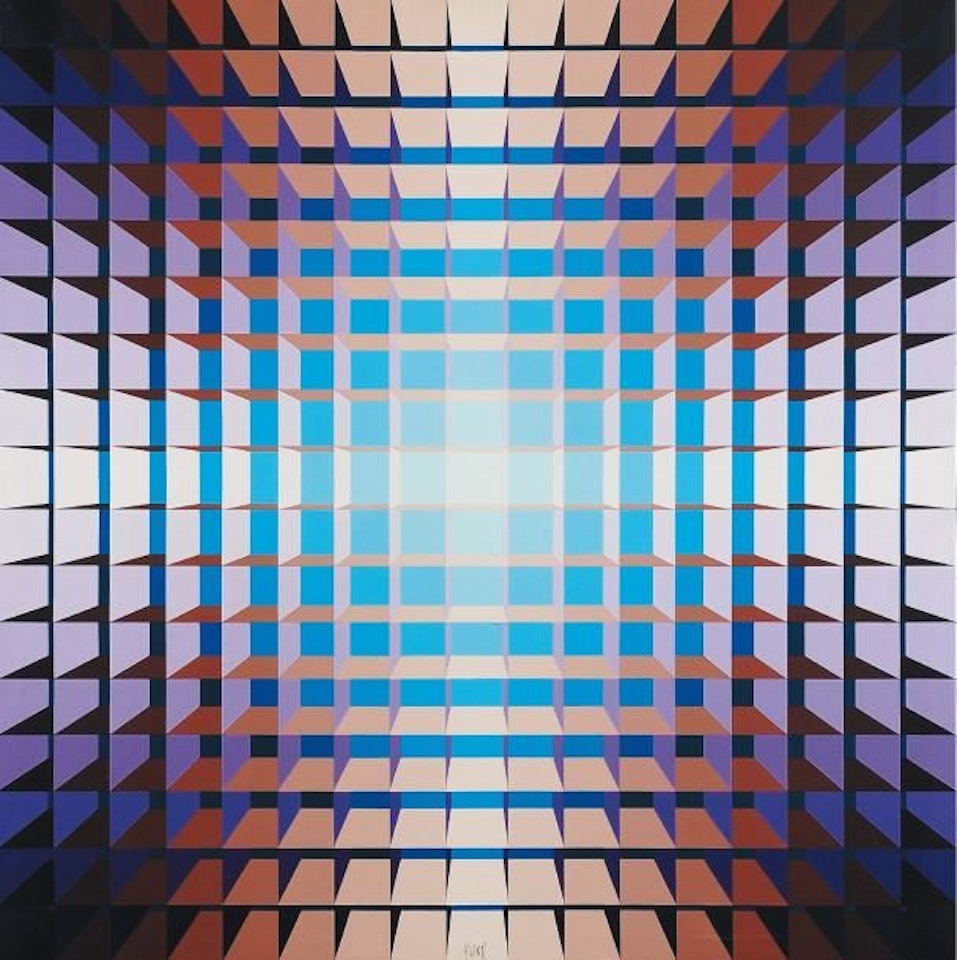 Ambiguous four-color structure by Jean-Pierre Yvaral