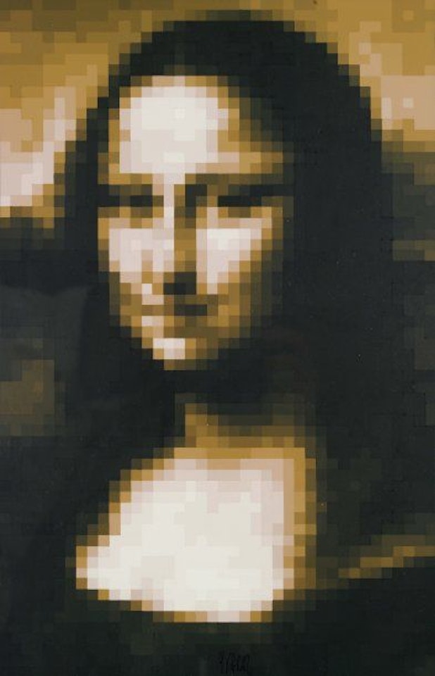 Mona Lisa synthesized by Jean-Pierre Yvaral