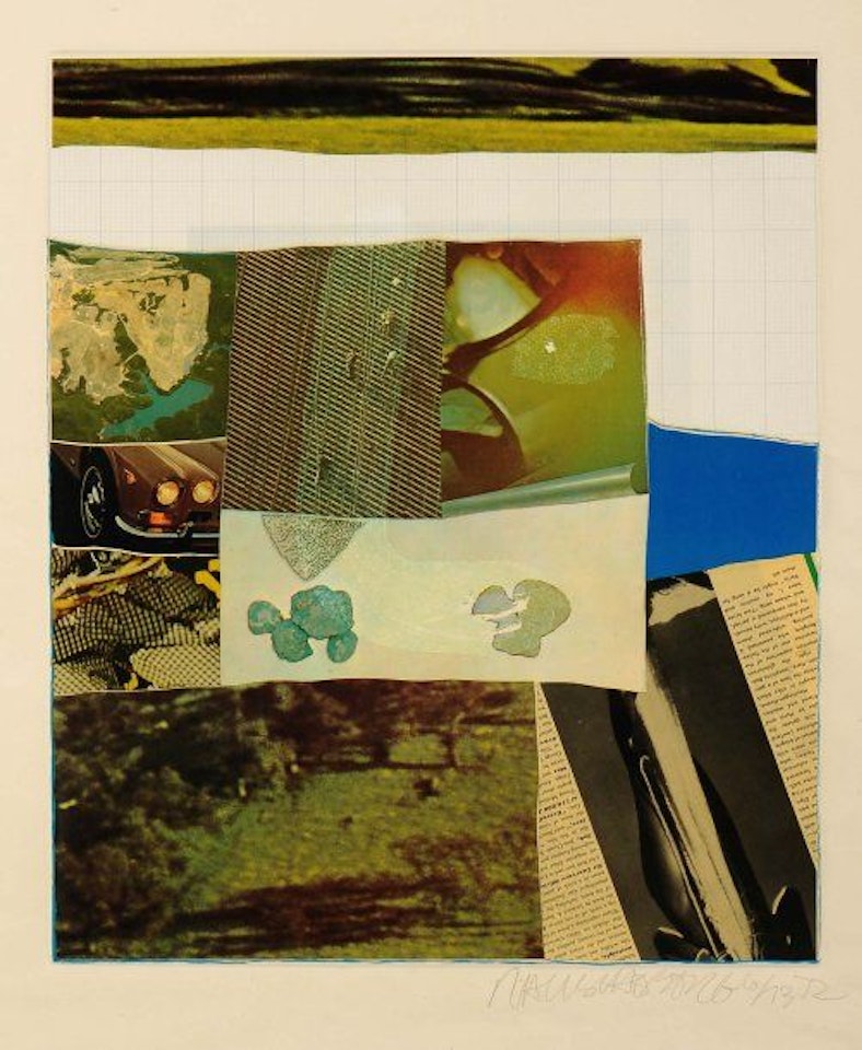 Horse feathers thirteen II by Robert Rauschenberg