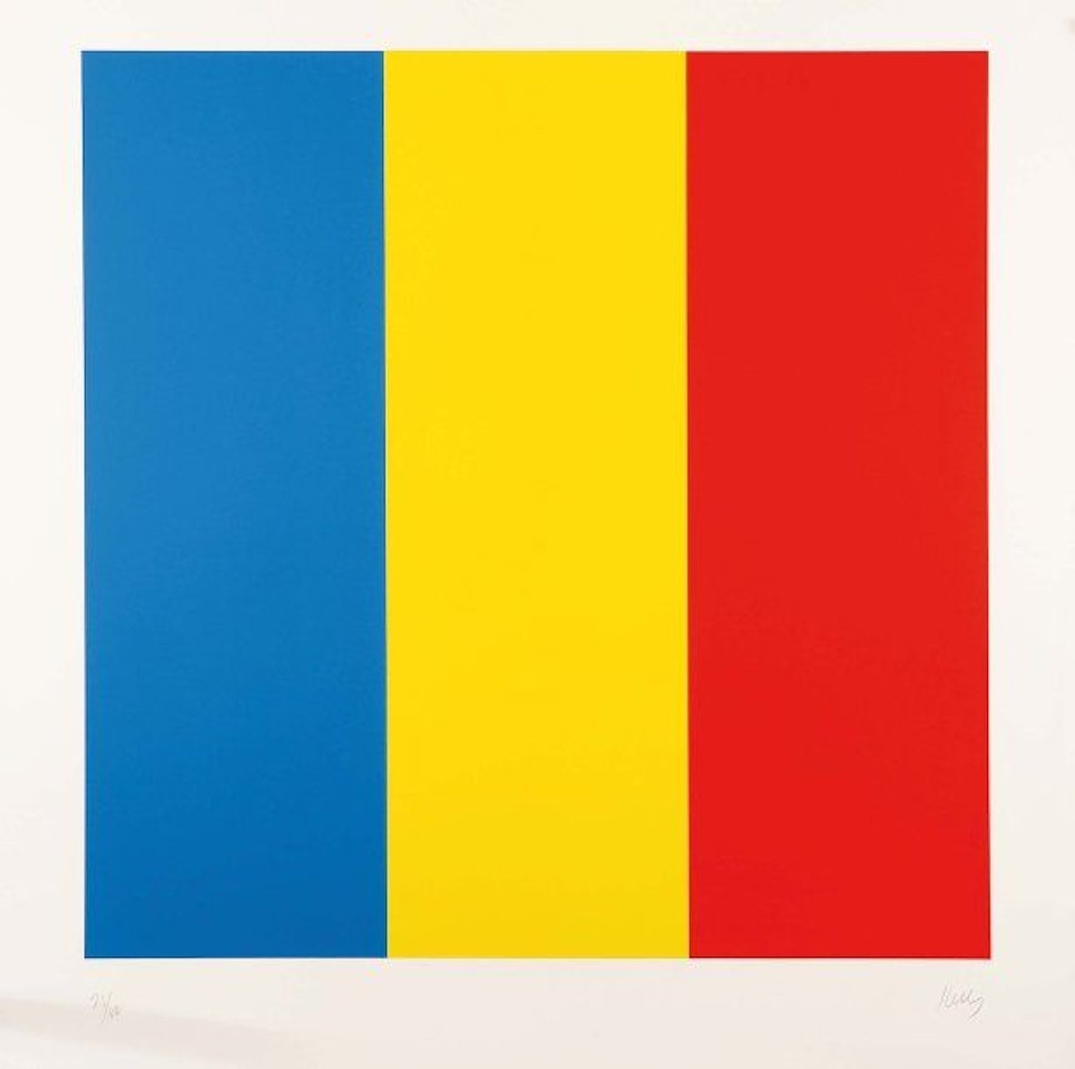 Red yellow blue by Ellsworth Kelly