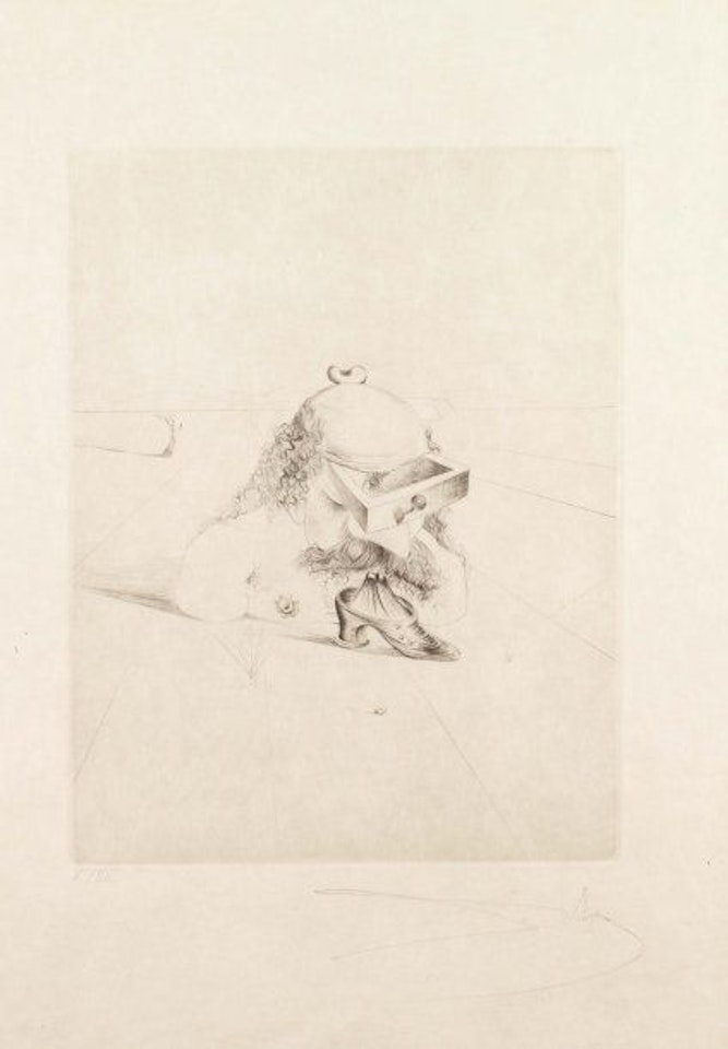 The bureaucrat by Salvador Dali