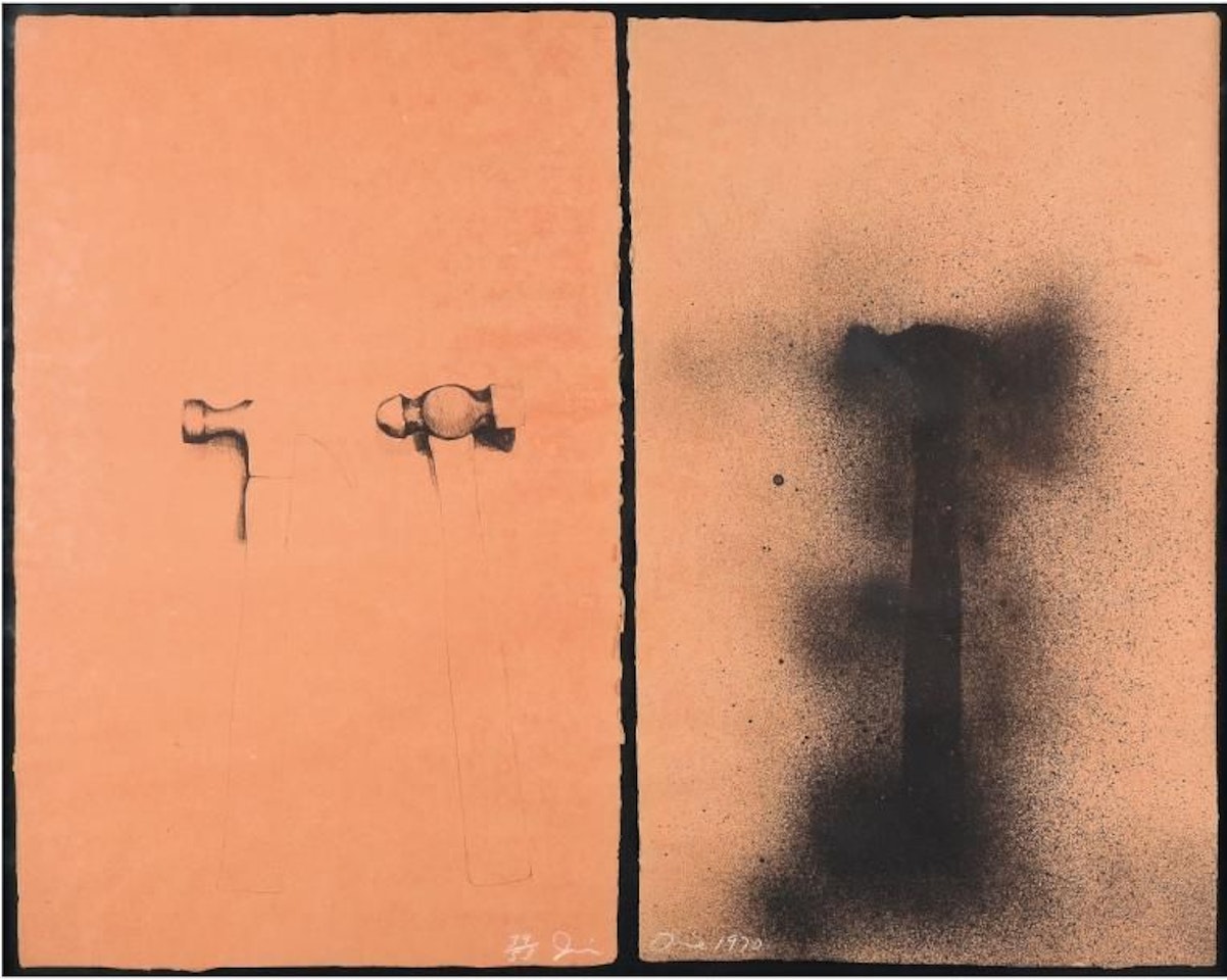 Hammers; dyptych) by Jim Dine