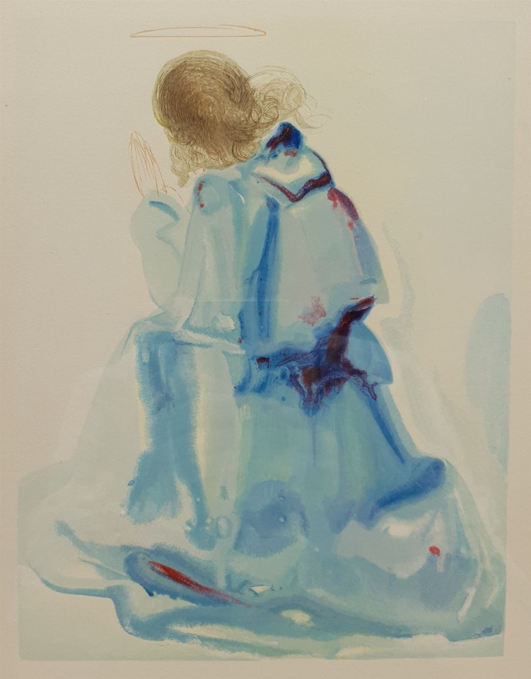 "The Angel" - Paradise II (Michler & Löpsinger 1107) by Salvador Dali