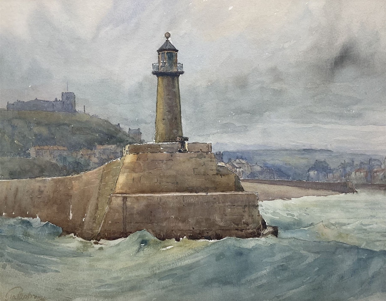 Whitby East Pier by English School
