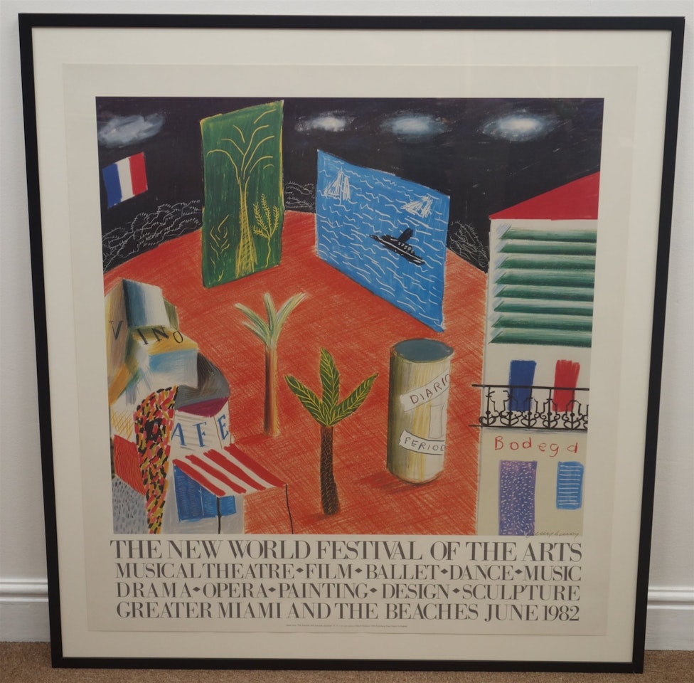 "New World Festival of the Arts" by David Hockney