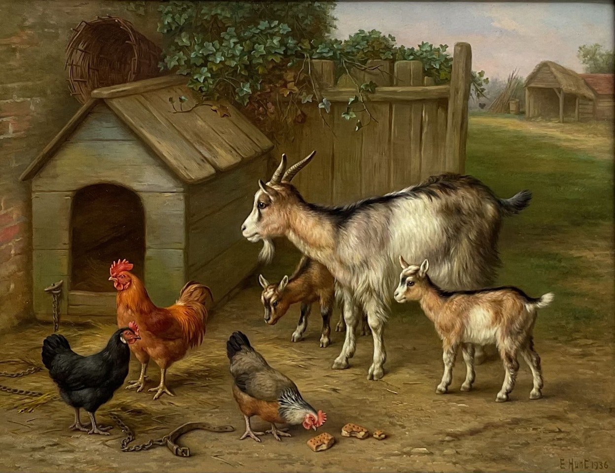 Farmyard Companions by Edgar Hunt