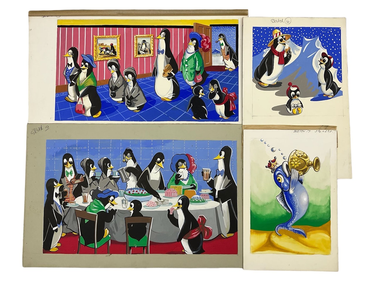 Penguins by English School