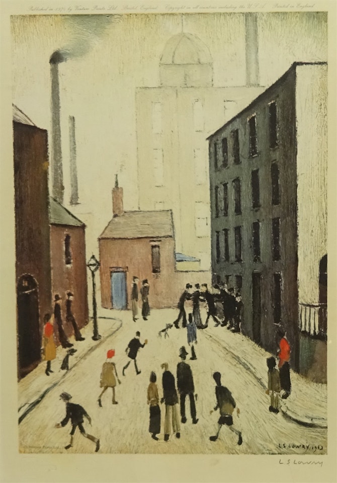 "Industrial Scene" by Laurence Stephen Lowry