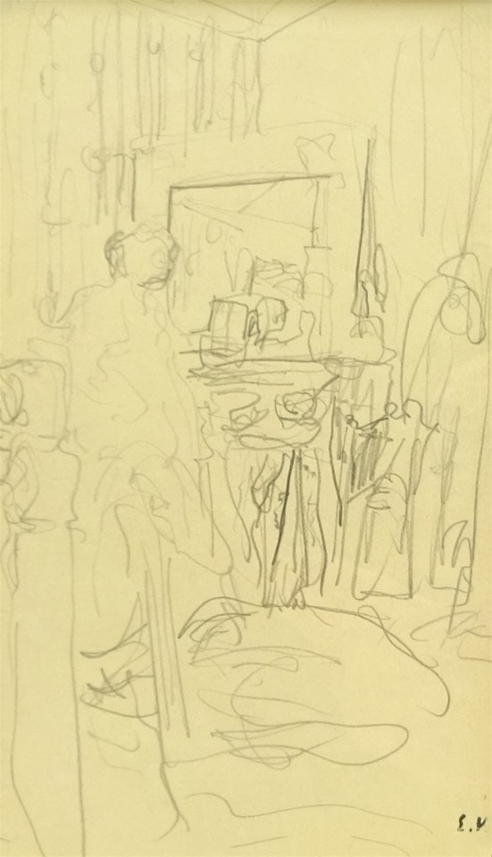 "Personnage dans un Interieur" by Édouard Vuillard