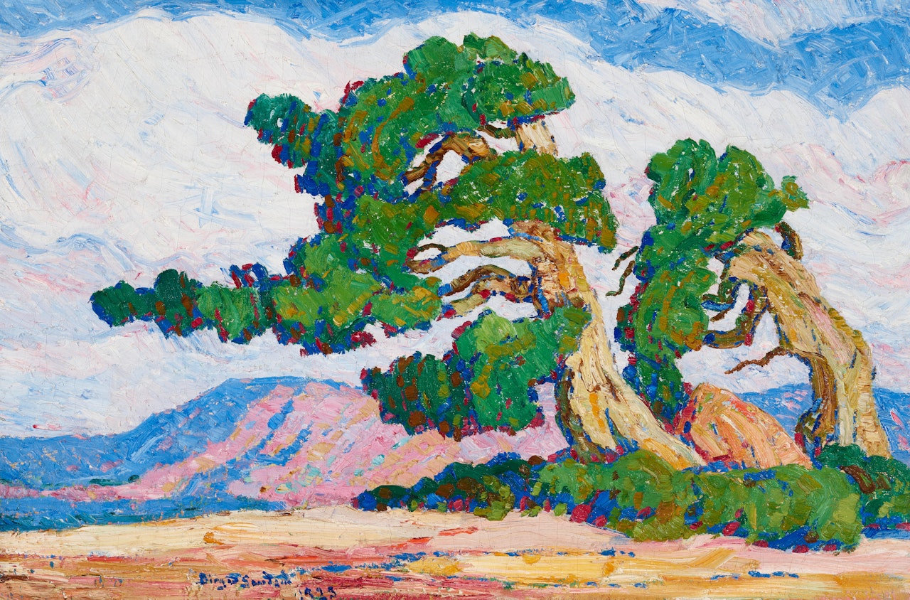 At The Timberline by Birger Sandzen