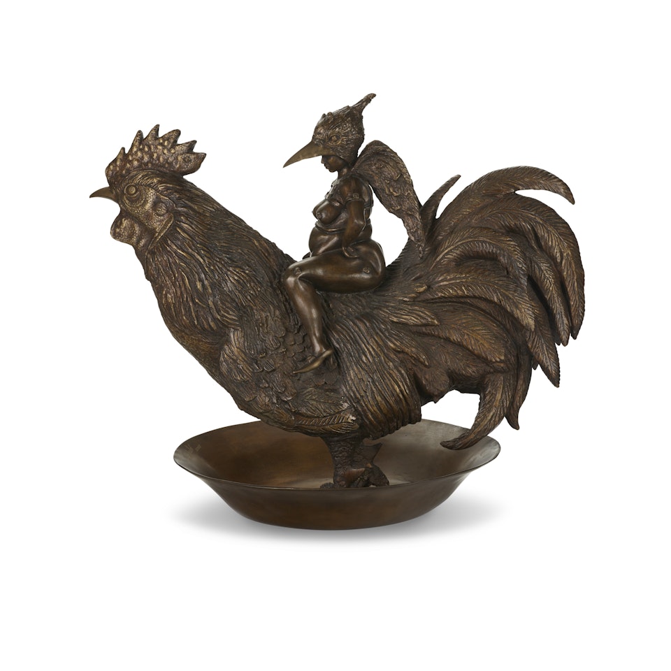 El gallo de Tomasa by Roberto Fabelo