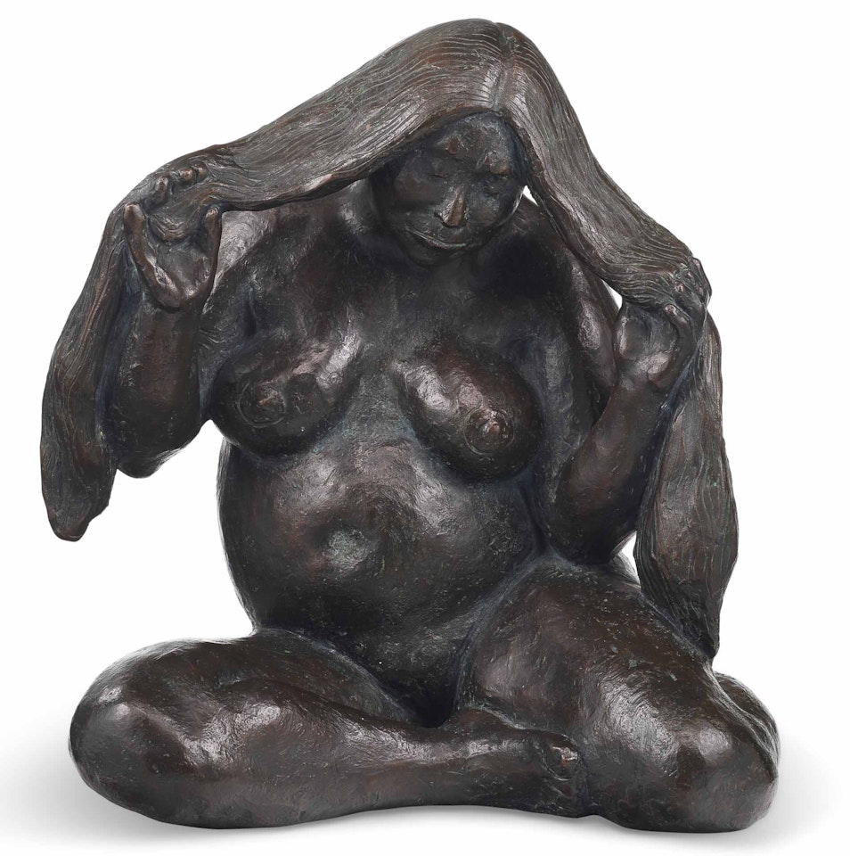 Desnudo de Rosa peinándose by Francisco Zuñiga