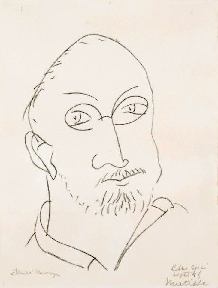 Large mask (self-portrait) by Henri Matisse