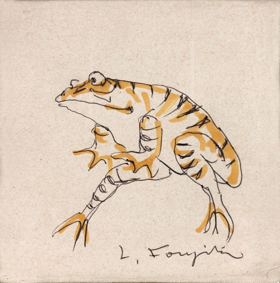 The frog by Leonard Tsuguharu Foujita