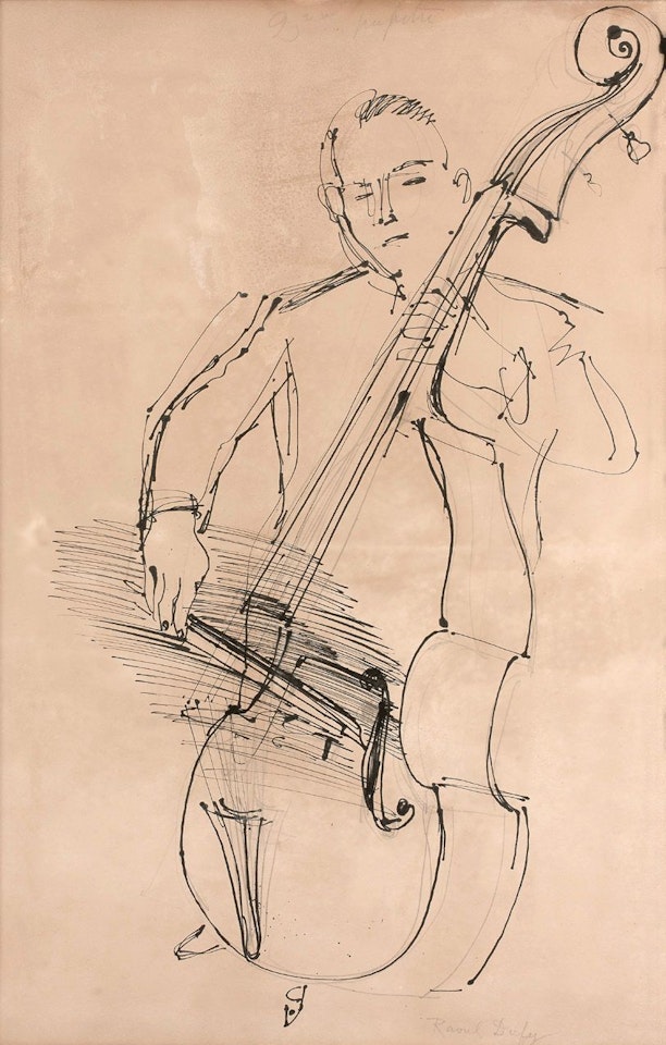 The cellist, second lectern by Raoul Dufy