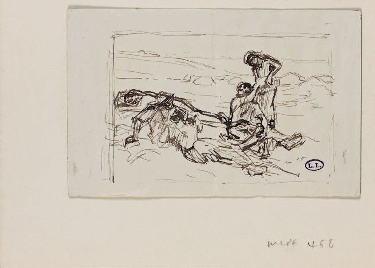 Study for Haymaking by Léon Augustin Lhermitte