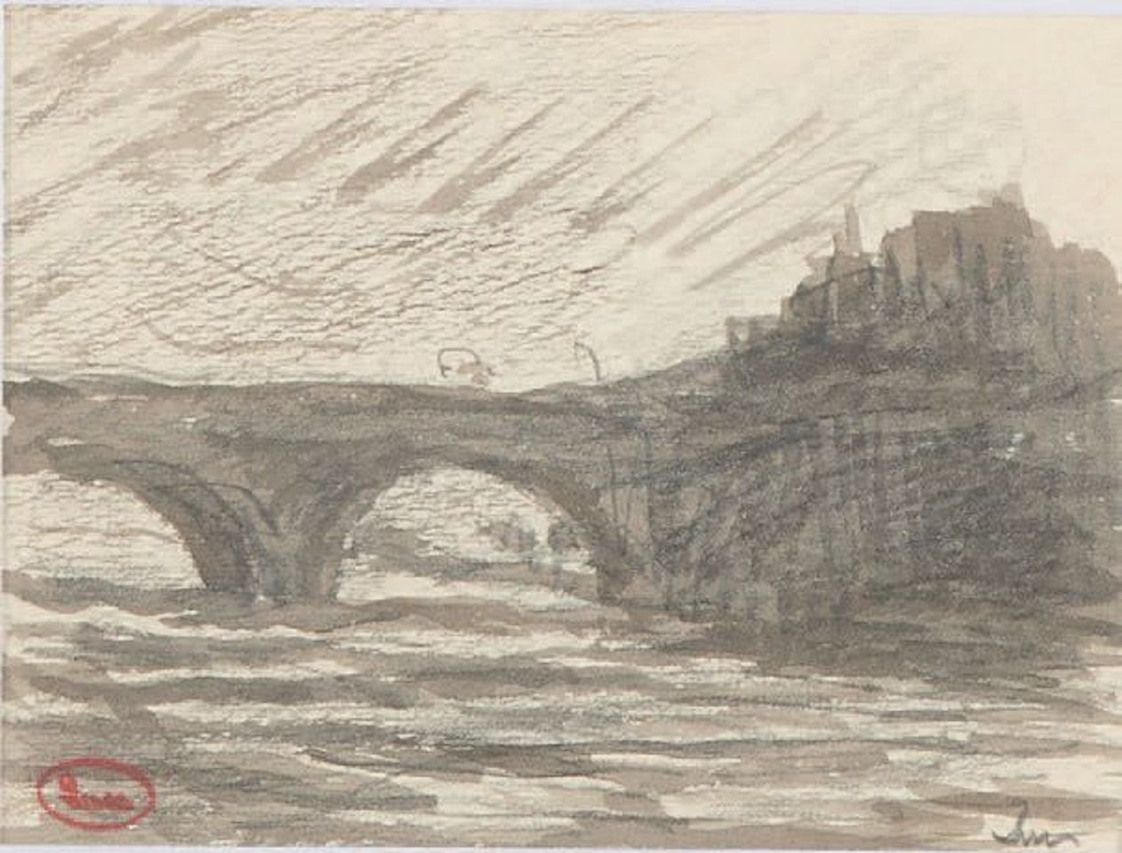 La Seine à Paris by Maximilien Luce