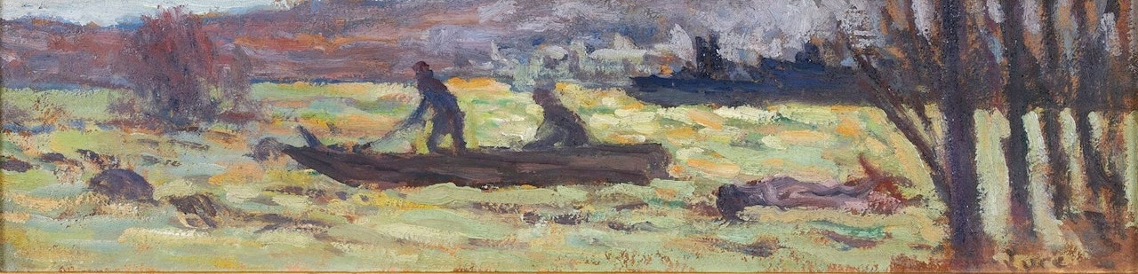 The flood by Maximilien Luce