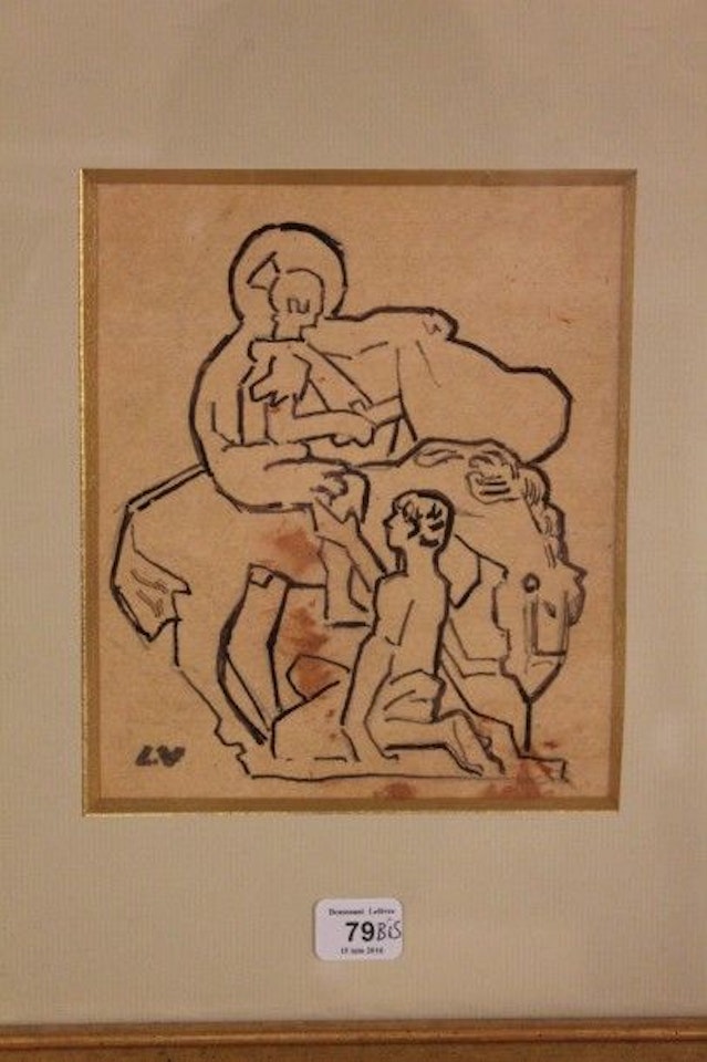 “Project for the portal of Saint-Martin de Ver-sur-Mer” by Louis Valtat