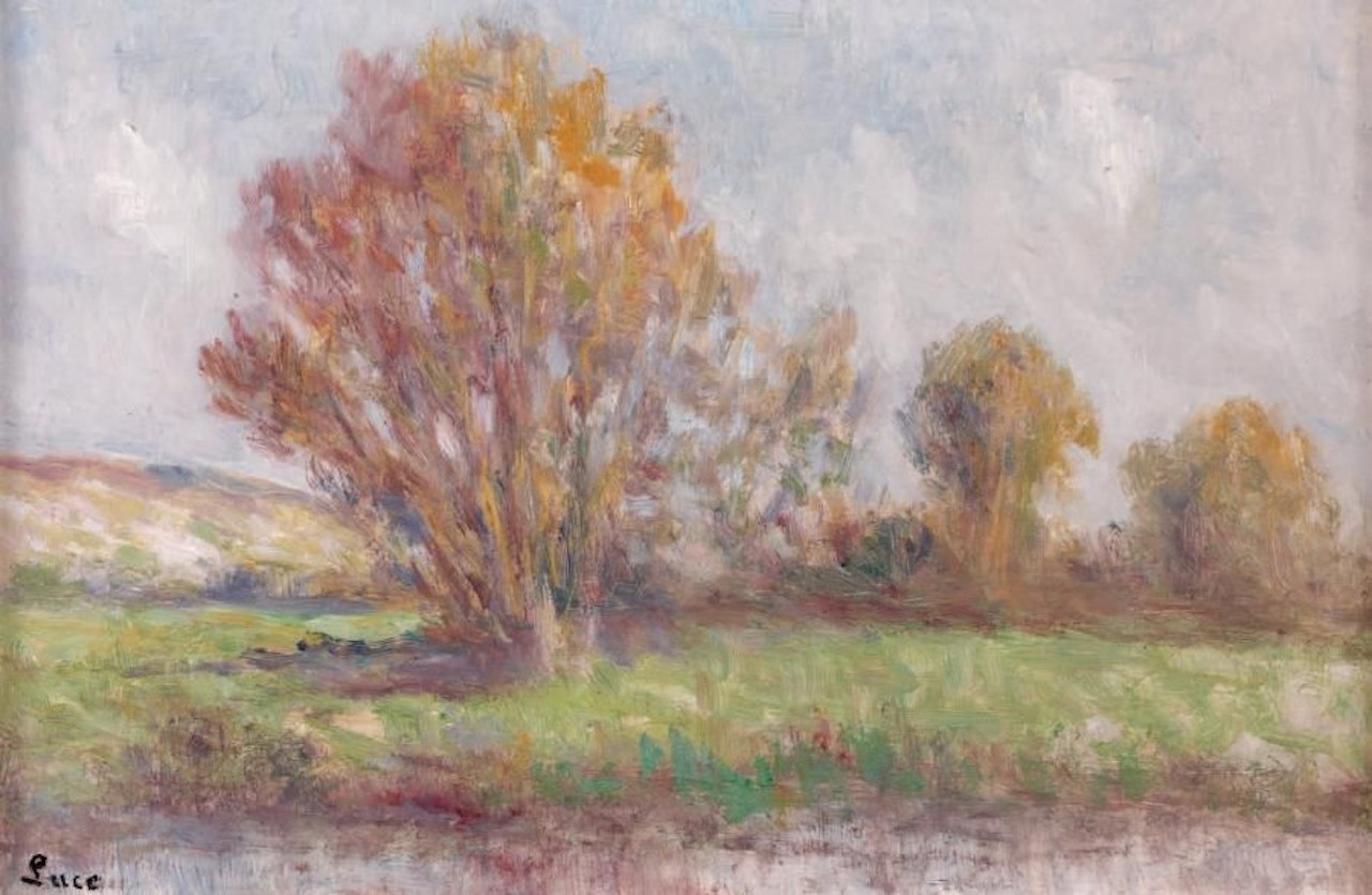 Méricourt, la plaine by Maximilien Luce