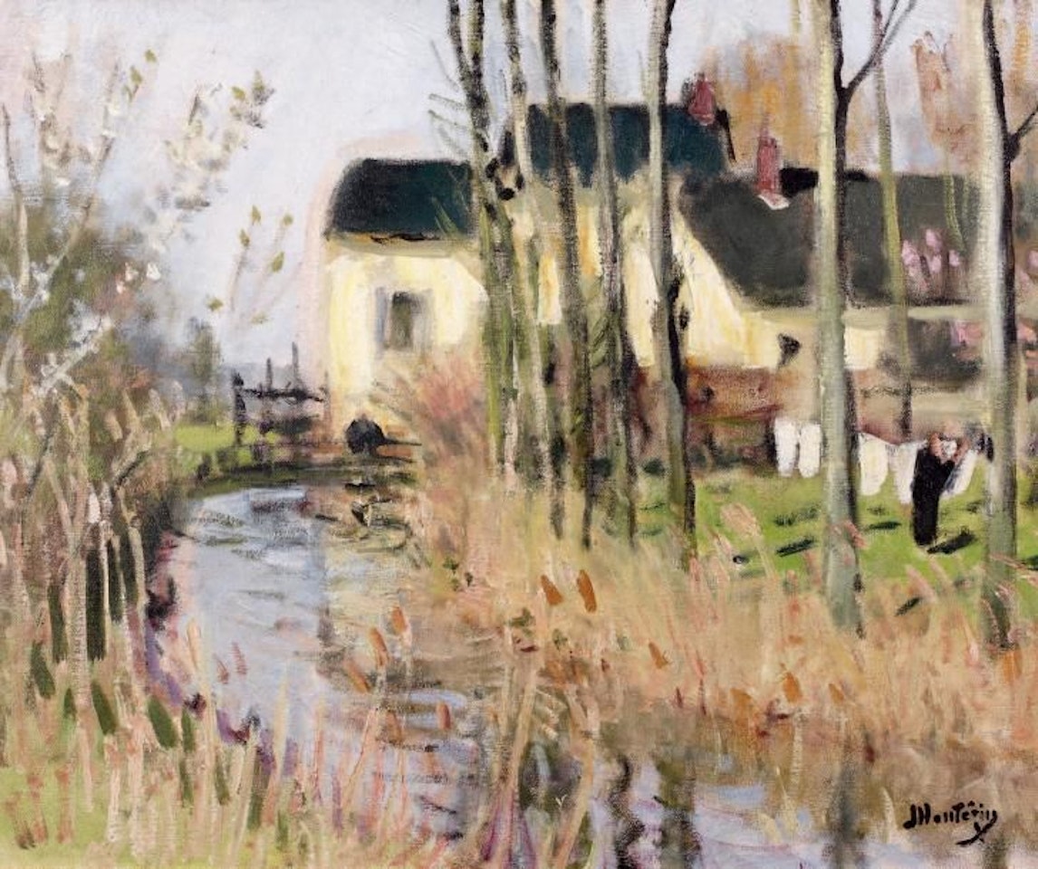 The mill by Pierre Eugène Montezin