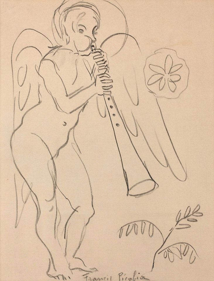 The musician angel by Francis Picabia