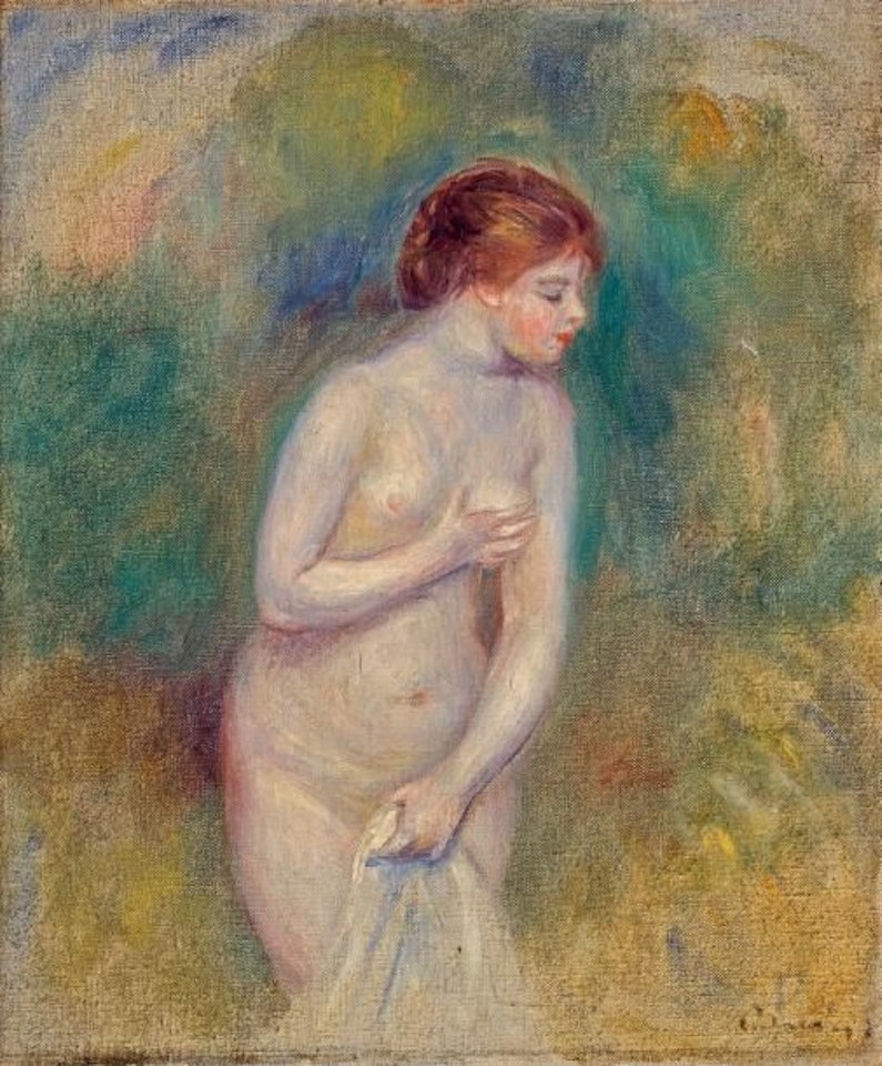 Bather by Pierre-Auguste Renoir
