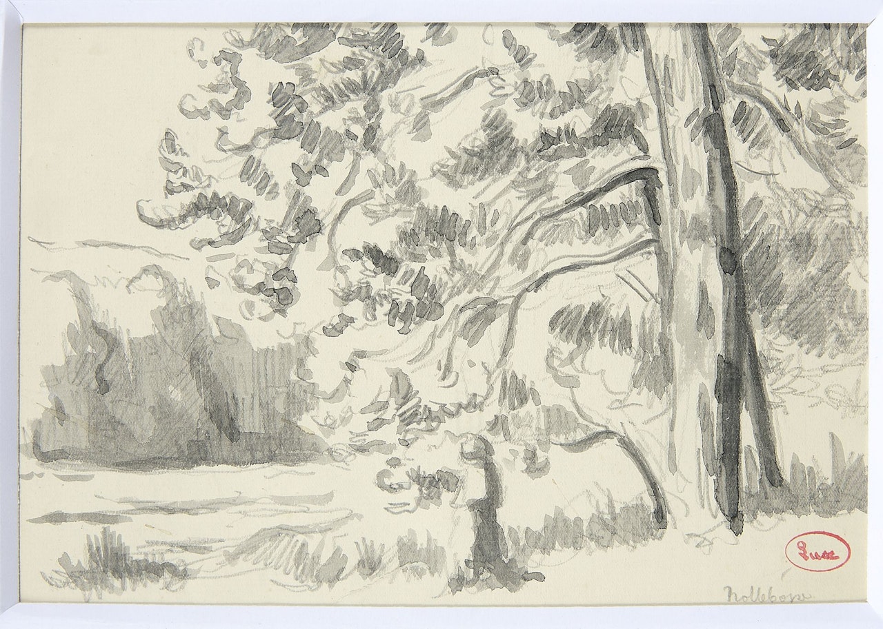 Rolleboise, walk along the Seine by Maximilien Luce