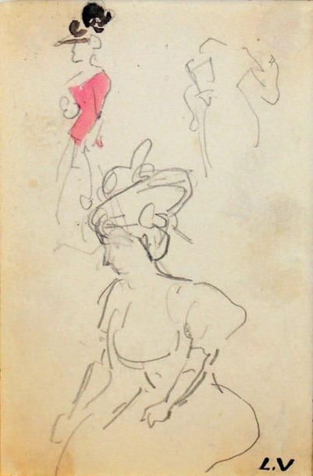 Study of women with hats by Louis Valtat