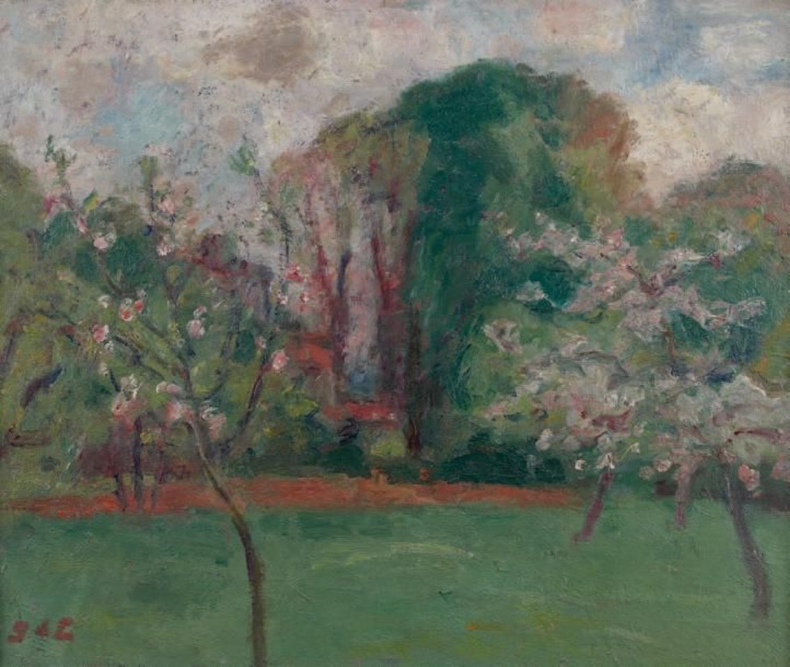Apple trees in flower by Georges d’Espagnat