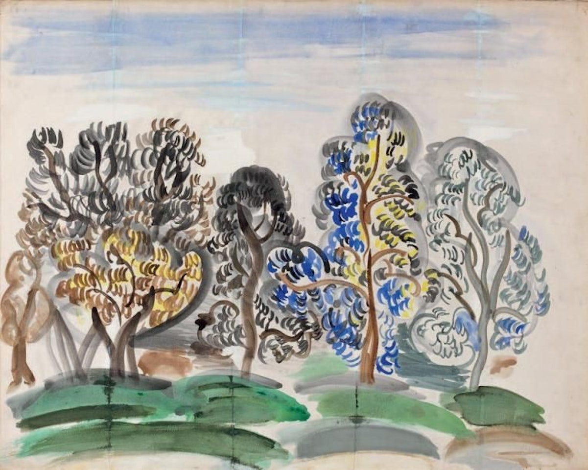 Les oliviers by Raoul Dufy
