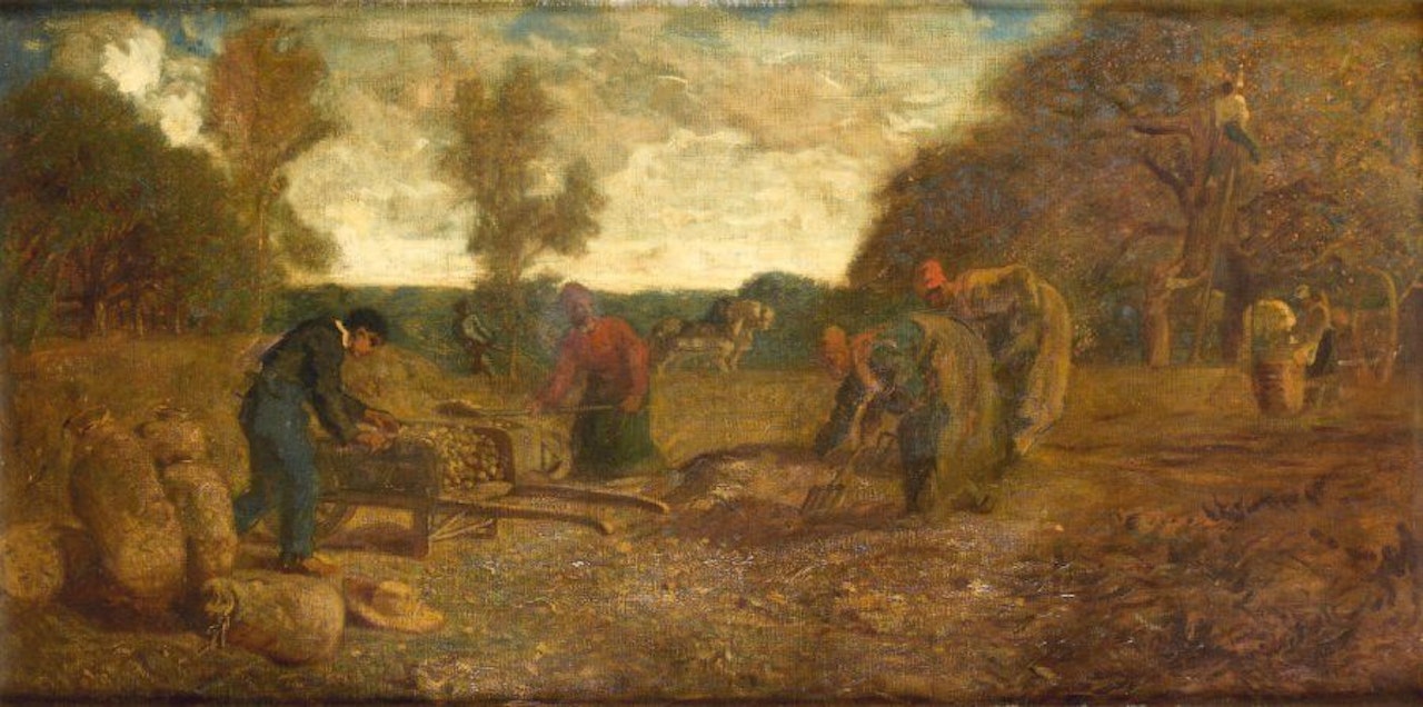 Apple picking and the potato pickers by Eugene Fromentin