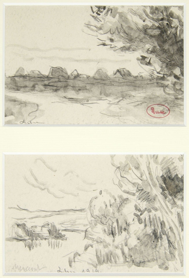 Méricourt, the plain The curve of the Seine near Rolleboise by Maximilien Luce