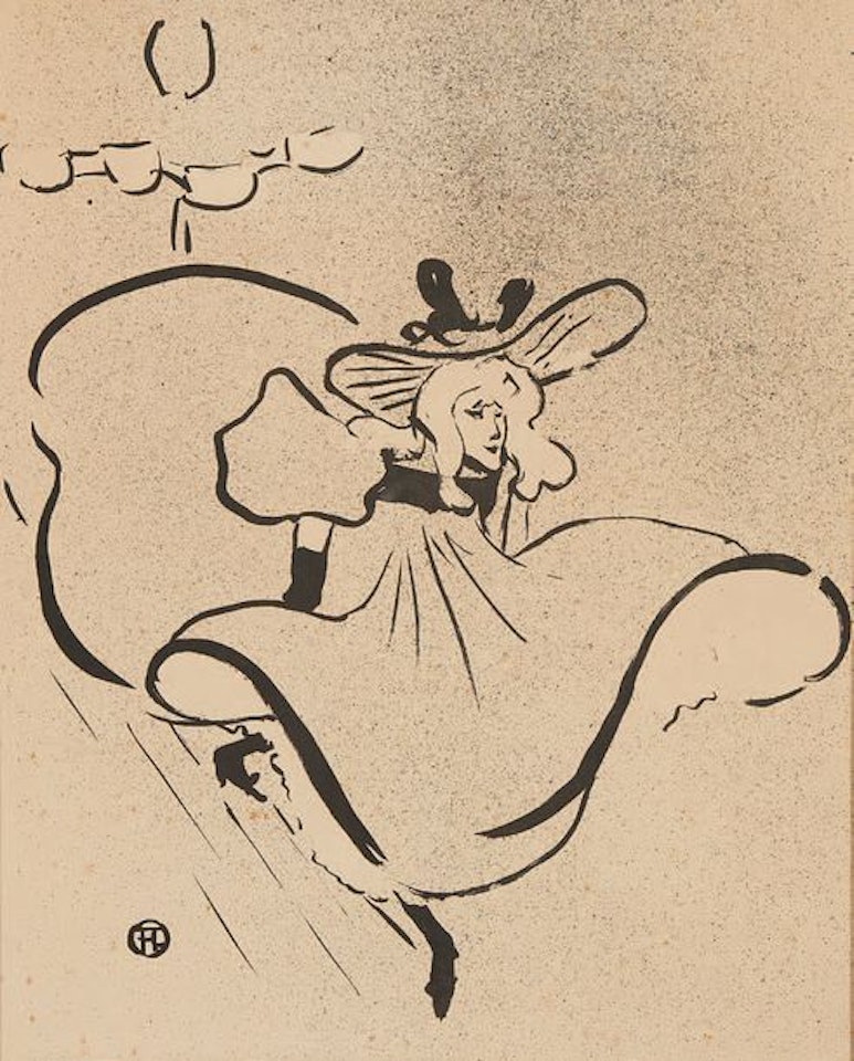Plate from the album Café-concert by Henri de Toulouse-Lautrec