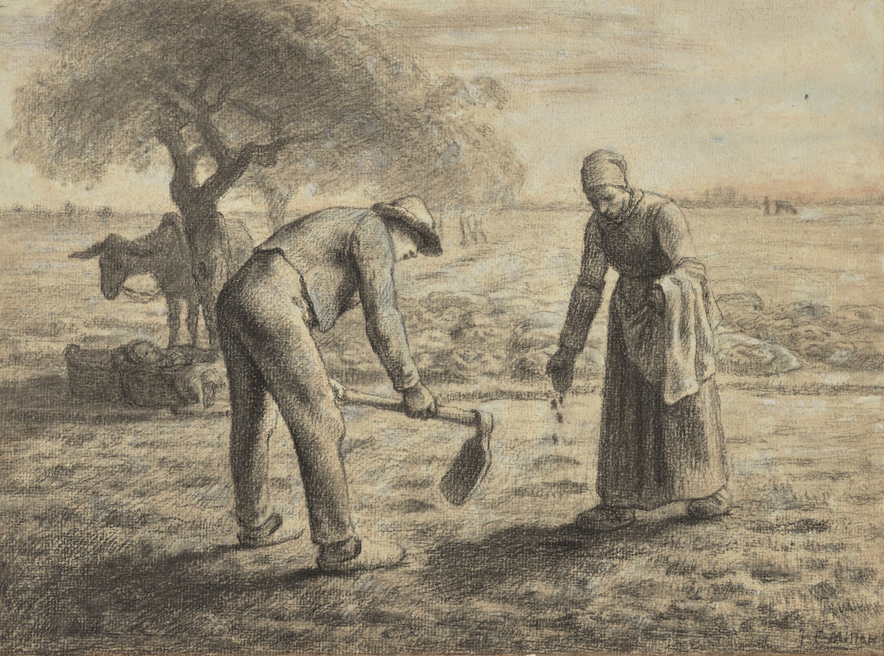Les planteurs de pommes de terre by Jean-François Millet