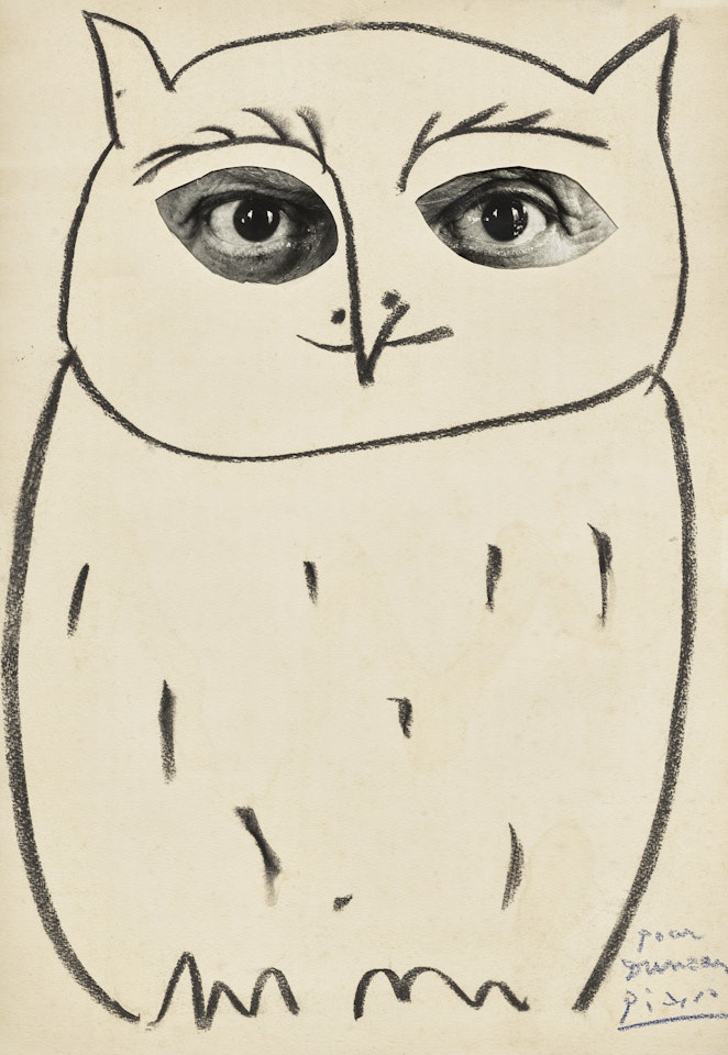 Hibou, Autoportrait by Pablo Picasso