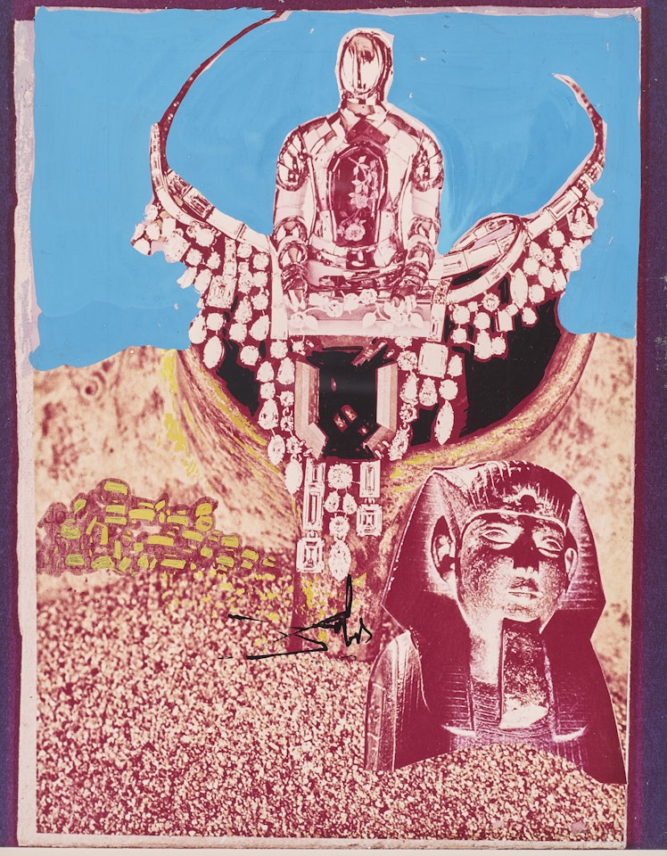 Le Veau d"Or (Projet de carte pour les "Tarots de Salvador Dalí") by Salvador Dali