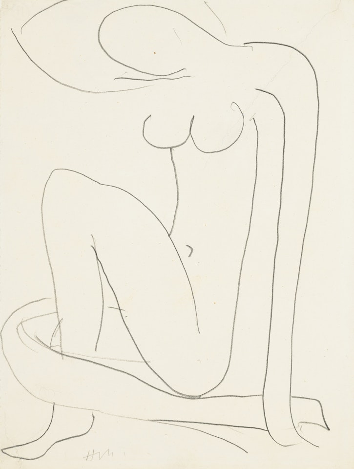 Étude pour "Nu bleu" by Henri Matisse