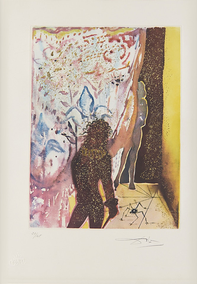 Hamlet Stabs Polonius by Salvador Dali