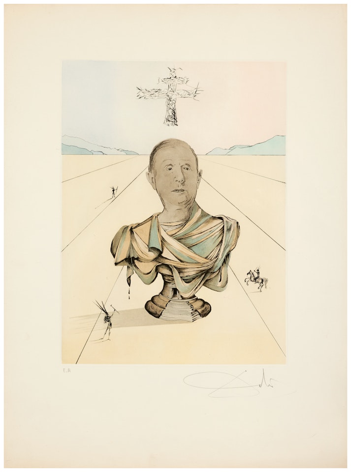 Général de Gaulle by Salvador Dali
