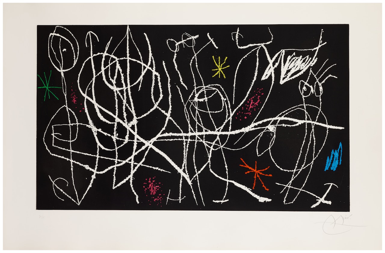 L"invité du dimanche III by Joan Miró