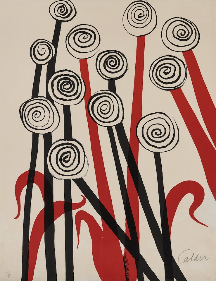 Sans titre; planche by Alexander Calder