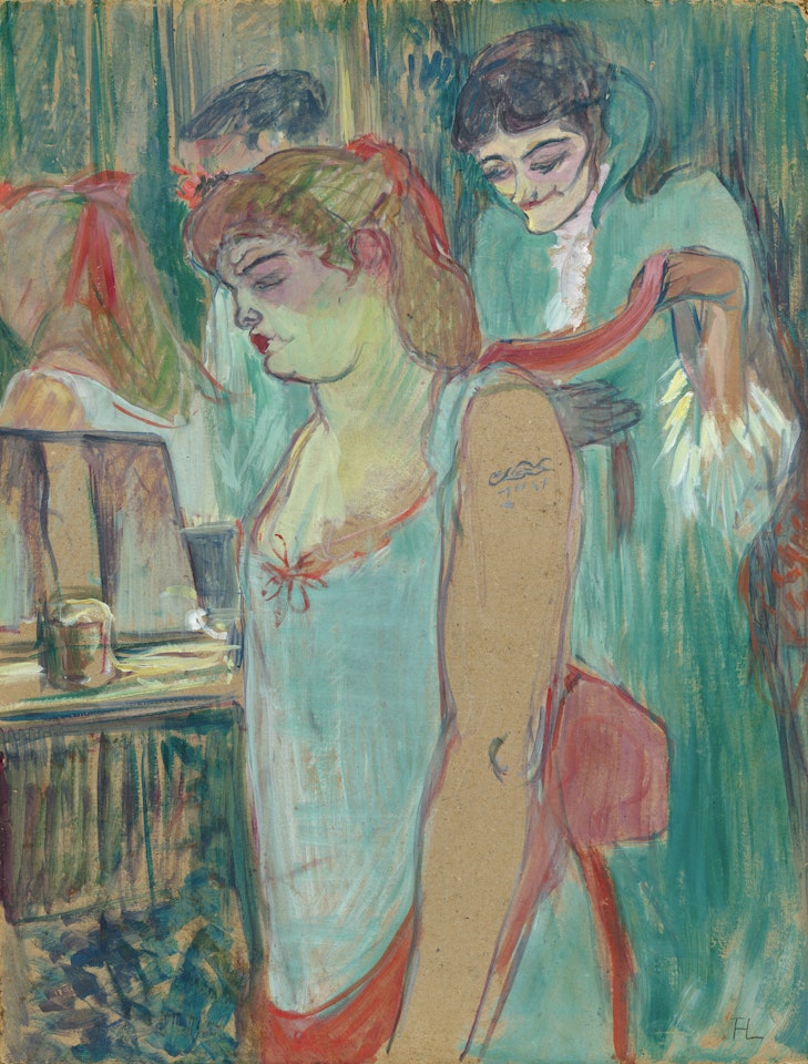 La femme tatouée by Henri de Toulouse-Lautrec