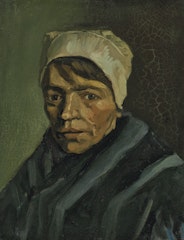 Kop van een vrouw met witte muts ( Head of a Woman with White Cap )