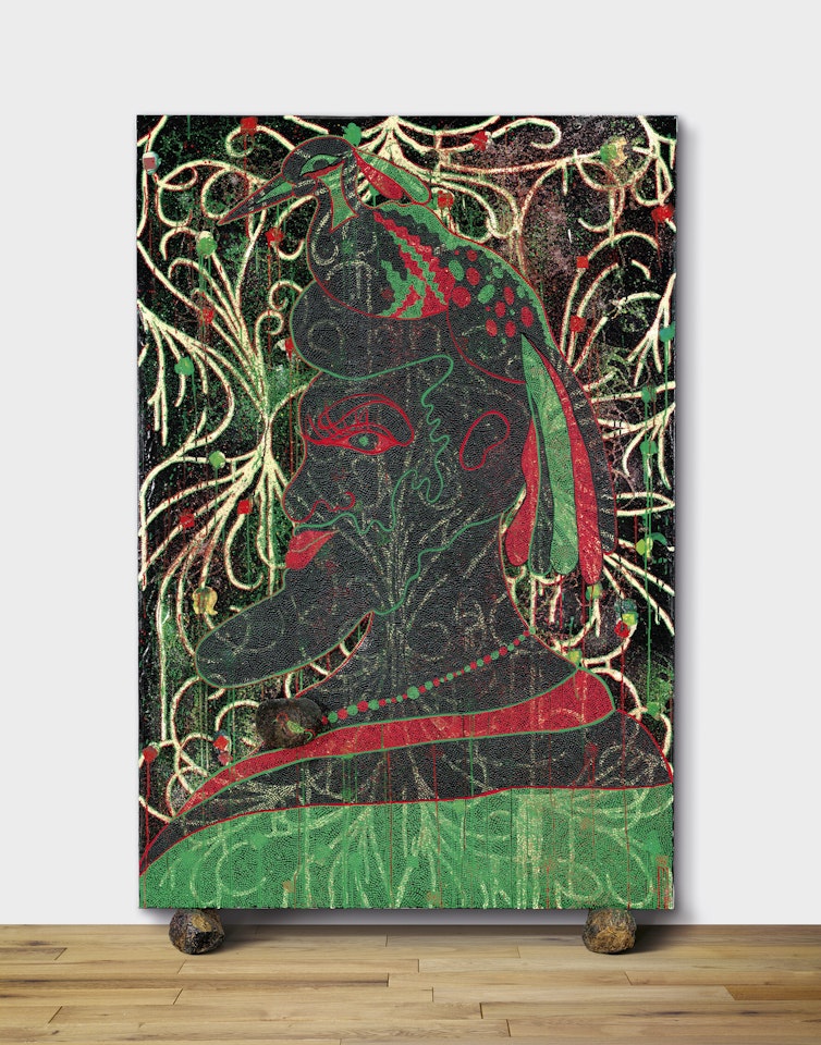 Triple Couple by Chris Ofili