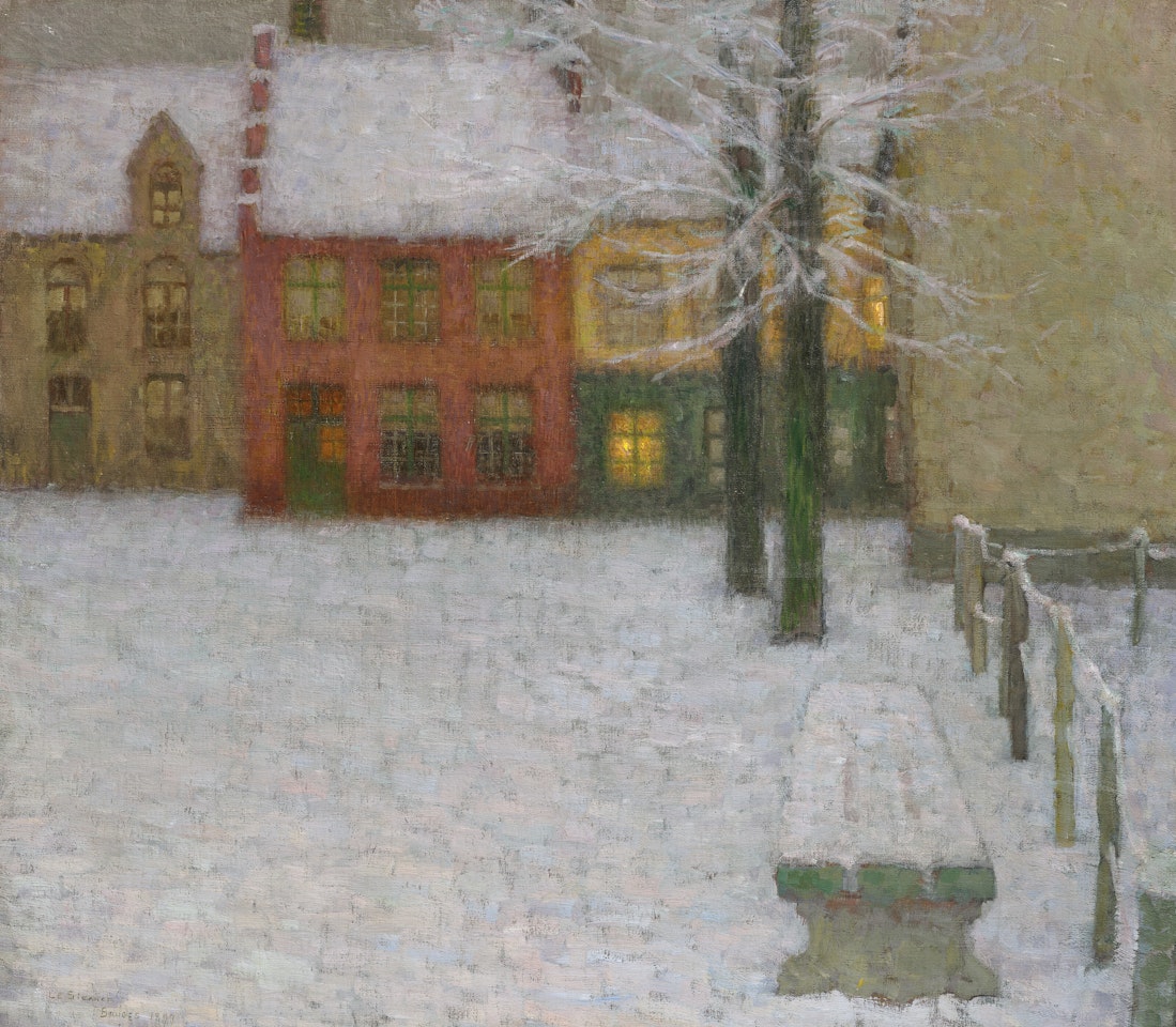 La neige by Henri Le Sidaner