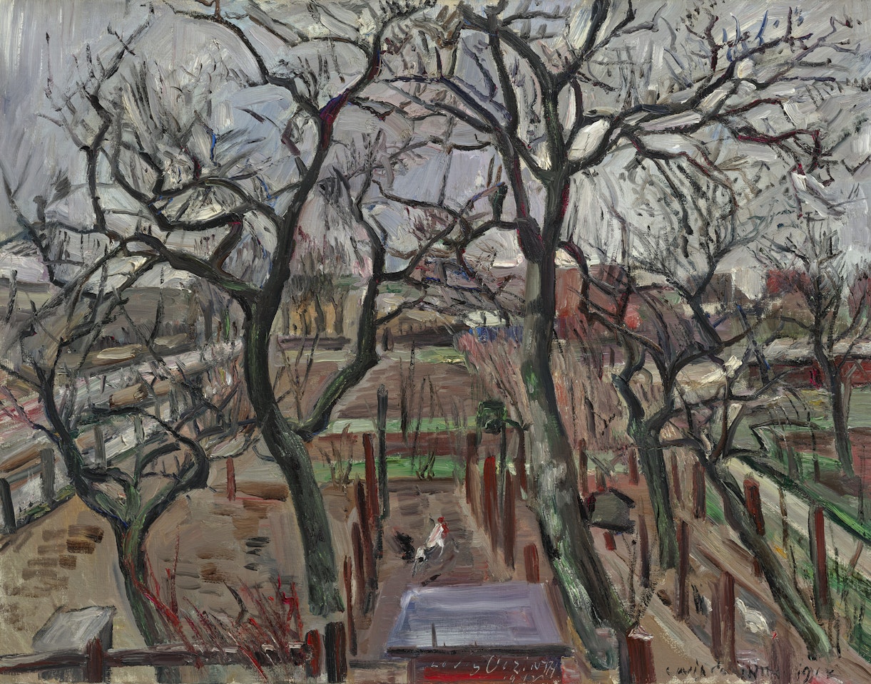 Obstgarten im Winter by Lovis Corinth