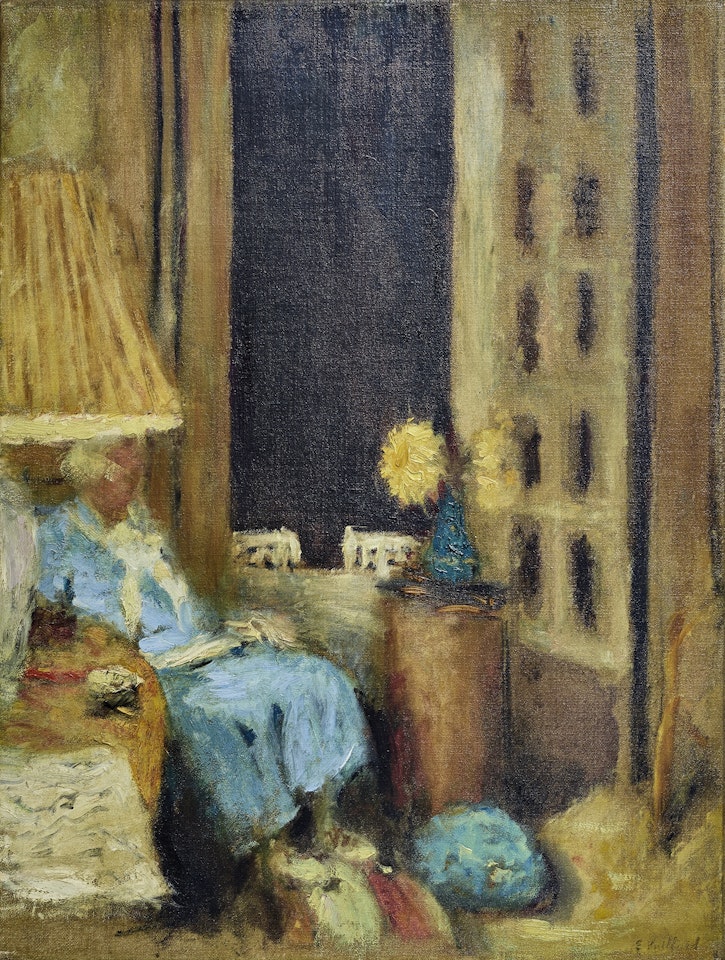 La fenêtre ouverte sur la nuit by Édouard Vuillard